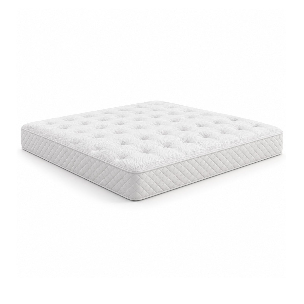 Alaskan King Firm Foam Mattress, shown alone on a white background