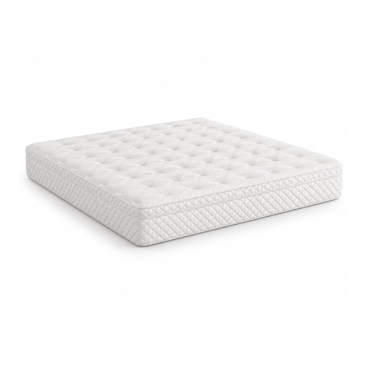Alaskan King Latex Mattress, shown alone on a white background
