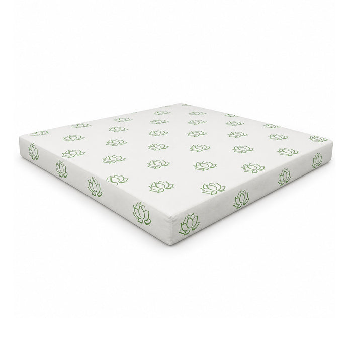 Wyoming King Plant-Based Foam Mattress, shown alone on a white background, AI-generated illustration